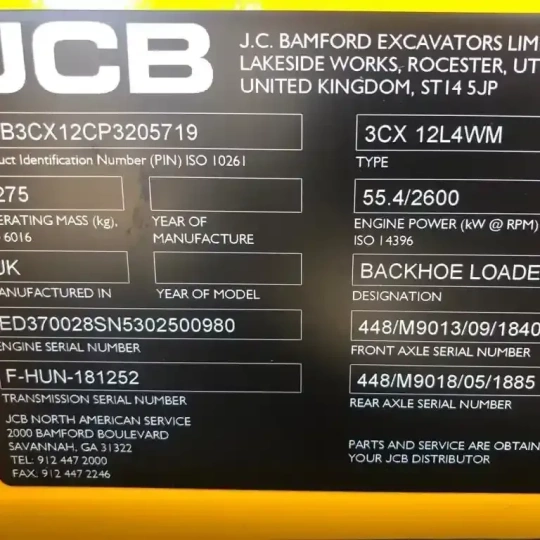 2023 JCB 3CX Compact - Orbis Machinery